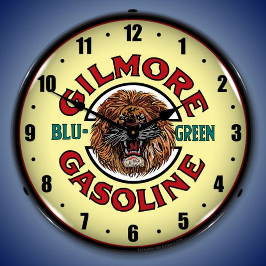 Gilmore Gas Lighted Clock