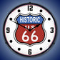 Historic Route 66 Lighted Clock
