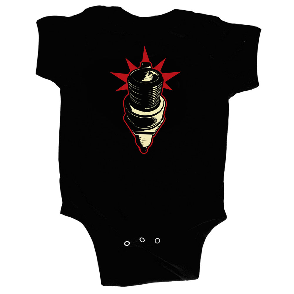 Infant Spark Plug Onesie