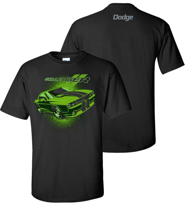 Dodge Challenger Lime T-Shirt
