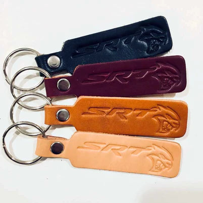 Keychain - Dodge SRT Hellcat Leather