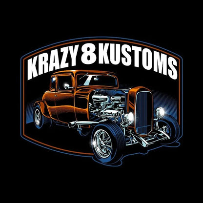 Krazy 8 Kustoms Coupe Shirt - Car Available in 5 Colors