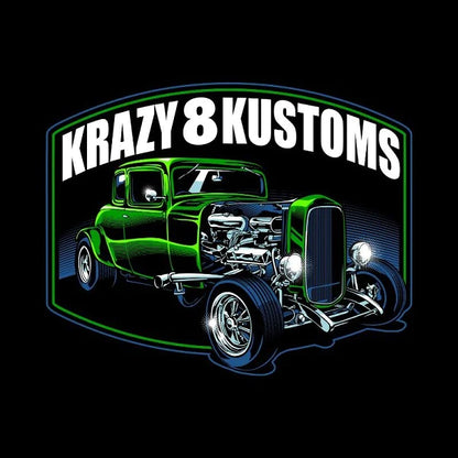 Krazy 8 Kustoms Coupe Shirt - Car Available in 5 Colors