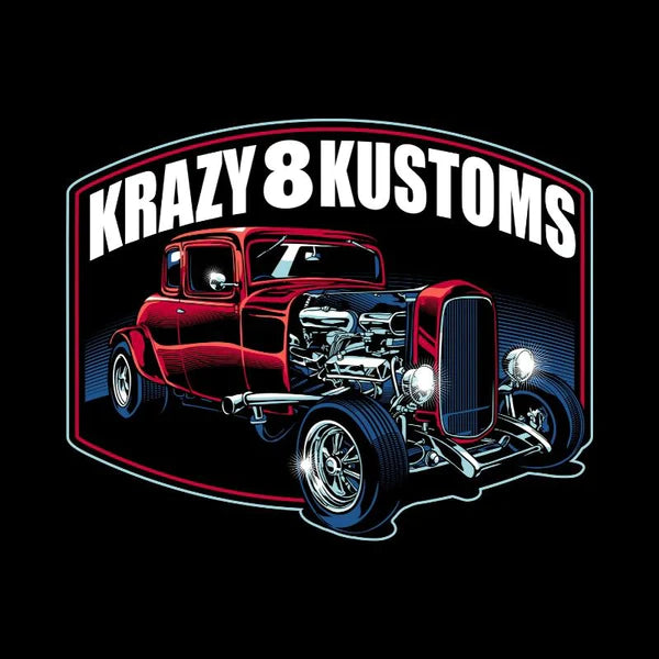 Krazy 8 Kustoms Coupe Shirt - 5 Colors Available