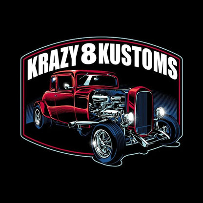 Krazy 8 Kustoms Coupe Shirt - Car Available in 5 Colors