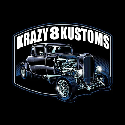 Krazy 8 Kustoms Coupe Shirt - Car Available in 5 Colors
