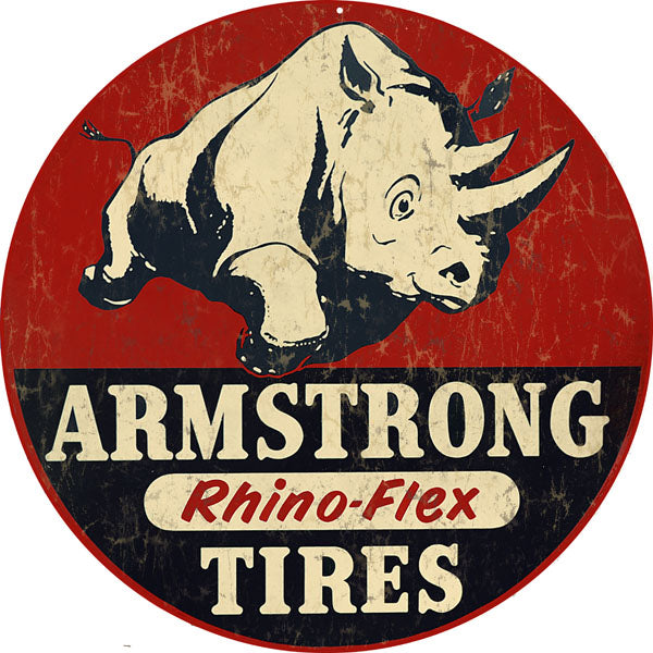 Vintage Armstrong Tire Sign