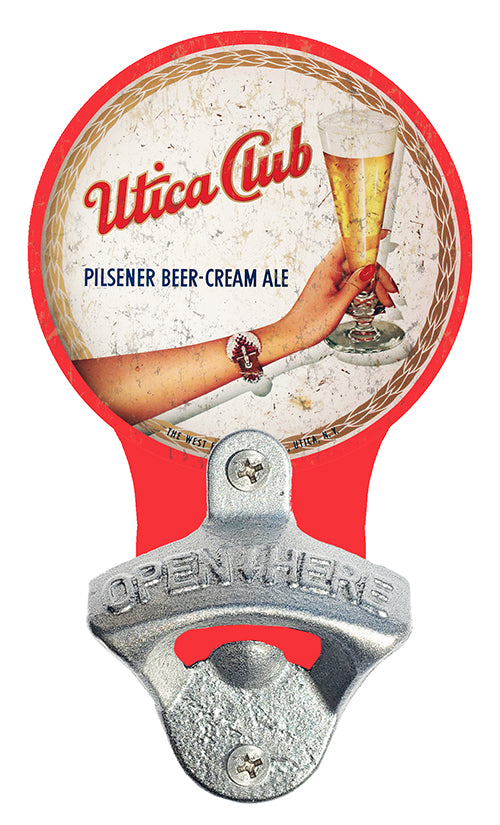 Utica Club Pilsener Beer Cream Ale Bottle Opener
