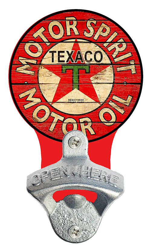 Texaco Motor Spirit Motor Oil Bottle Opener
