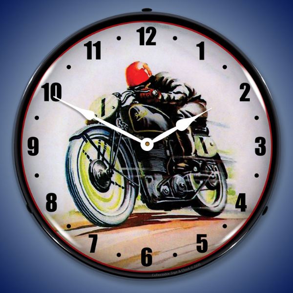 Road Racer Lighted Clock