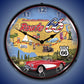 Route 66 USA Lighted Clock