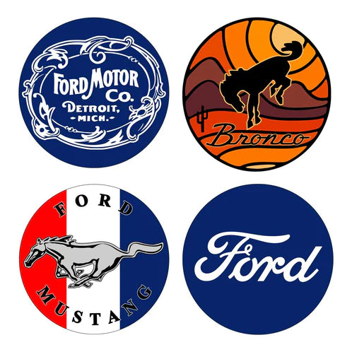 Sticker Set - Ford 4" Round