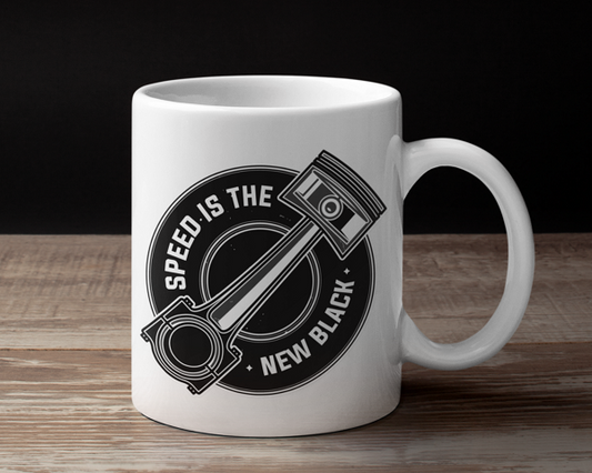 Speed is the New Black Mug