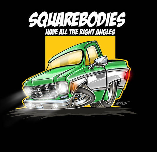 Squarebodies, All The Right Angles- Available in 6 colors!