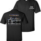 '69 Dodge Charger Black T-Shirt