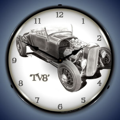 TV8 Lighted Clock