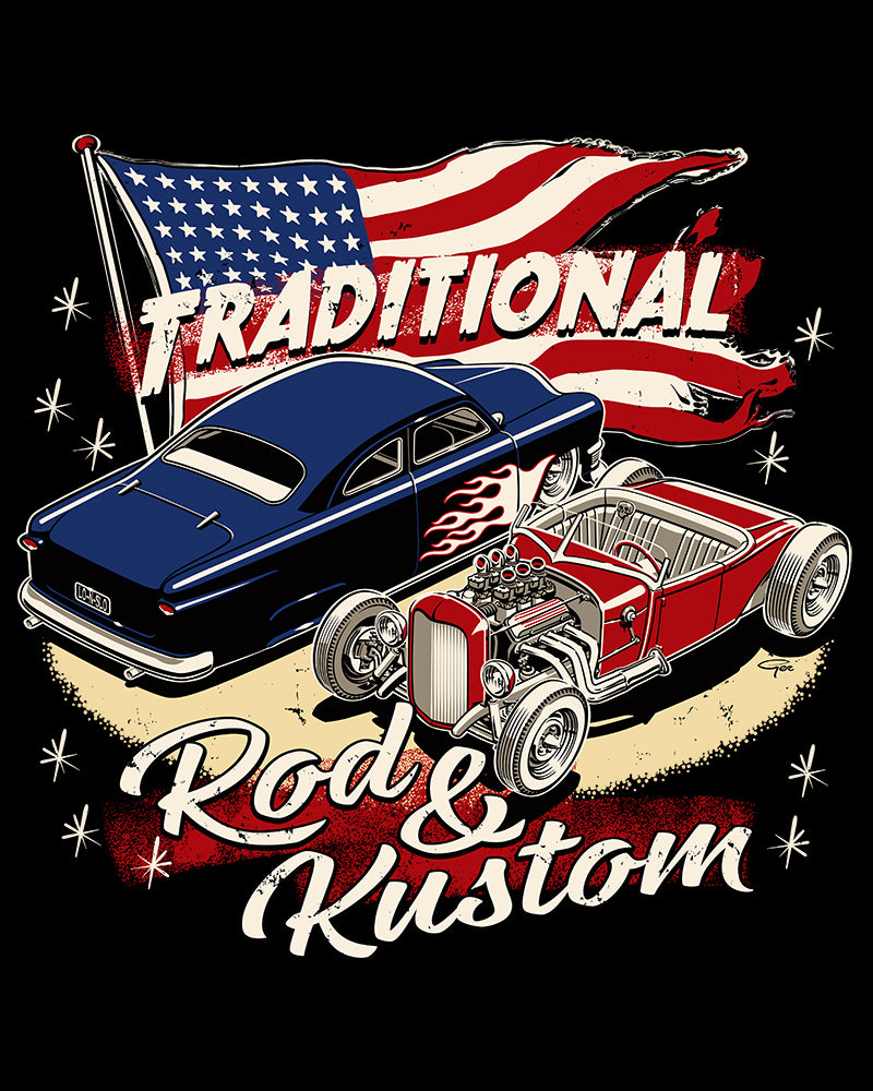 Traditional Rod & Kustom USA Shirt