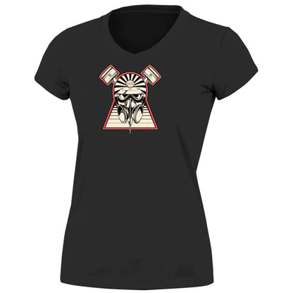 Ladies Mask T-Shirt - Navy/Black