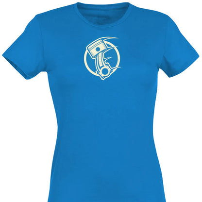 Ladies Piston T-Shirt - Black/Sapphire