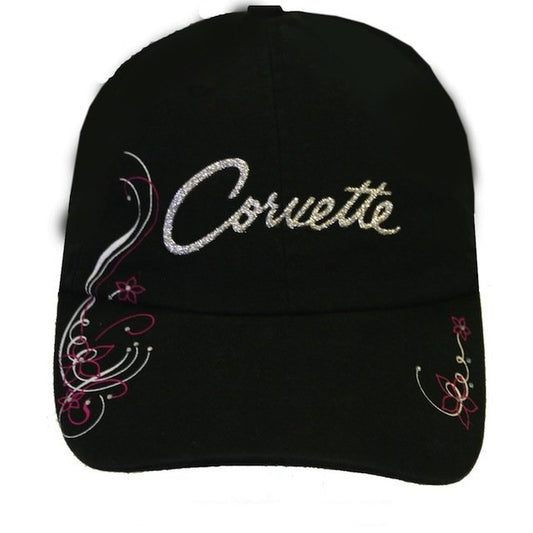 Ladies Black Corvette Hat